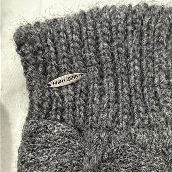 Point Zero Charcoal Knit Hat, Scarf, and Gloves Set - Picture 6 of 6